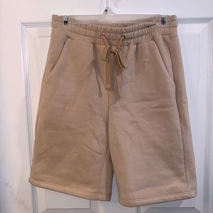 H&M, Tan, Sweat Shorts